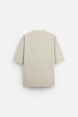 HEAVY WEIGHT T-SHIRT WITH SEAM DETAIL - Zara фото 28