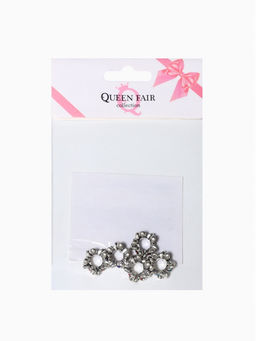 Цена за 5 шт. Шарм разделитель для бусин «Цветочек», МИКС