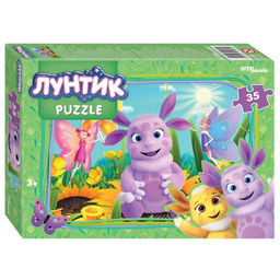 Цена за 2 шт. Пазл «Лунтик», 35 элементов