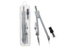 Циркуль (4001) металлический, в футляре