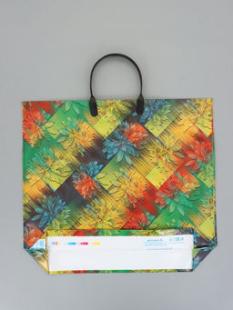 Цена за 10 шт. Пакет "Краски", полиэтиленовый с пластиковой ручкой, 40 х 36 + 4 см, 110 мкм