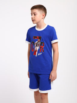 Пижама "Футбол" синий