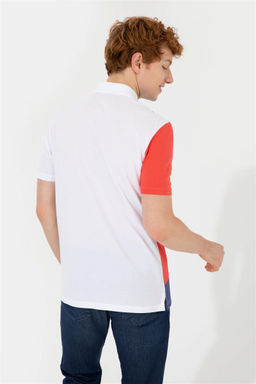 Мужская красная футболка с воротником-поло Неожиданная скидка в корзине - U.s. polo assn фото 5