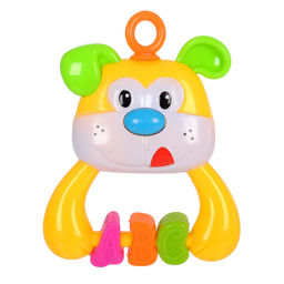 Погремушка Собачка, цвет МИКС, Крошка Я