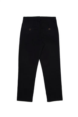 Черные брюки из плотной ткани для мальчика - U.s. polo assn фото 3