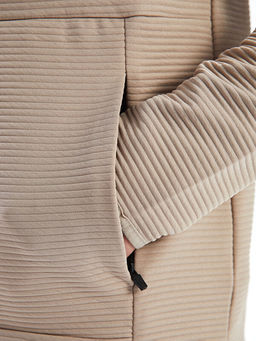 Kap??onlu Uzun Kollu Erkek Fermuarl? Sweatshirt - Waikiki фото 3