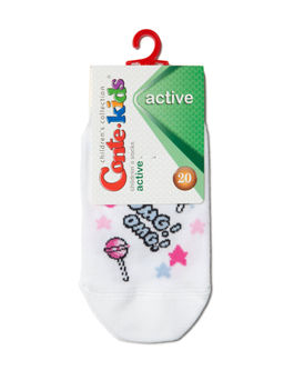 Цена за 2 пары Conte-kids ACTIVE (ультракороткие) белый - Conte elegant фото 8