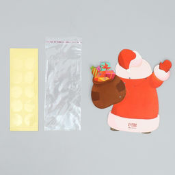 Цена за 10 шт. Пакет под сладости новогодний «Дед Мороз», 11×6 см