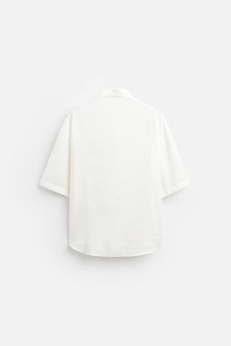 OVERSIZE SHIRT WITH SYMBOLS - Zara фото 7