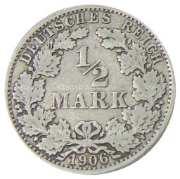 1/2 марки 1906 года A Германия