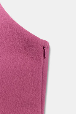 TOP HALTER CREPE / Rosa / Lila - Zara фото 5