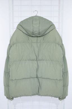 TRENDYOL MAN Erkek Ac?k Mavi Oversize Fit Kapusonlu Taslan K?sl?k Sisme Mont TMNAW25MO00005 - Trendyolmilla фото 7