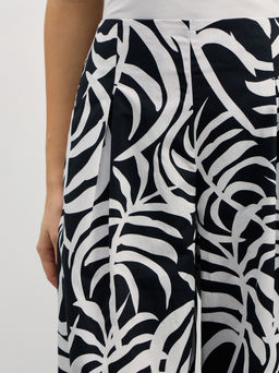 Брюки из хлопка с принтом / Zarina  фото 5