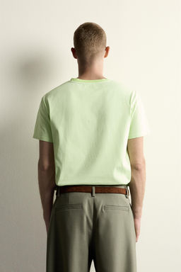 CAMISETA RELAXED FIT CUELLO CONTRASTE / Lima - Zara фото 3