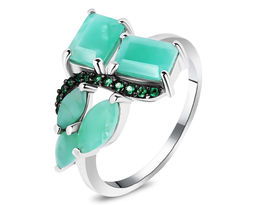 Кольцо, изумруд берилл , наноизумруд, Бернарда