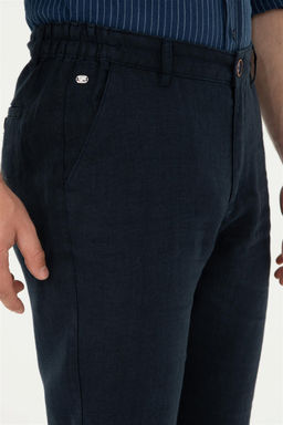 U. S. Polo Assn / Мужские темно-синие брюки из плотной ткани - U.s. polo assn фото 5