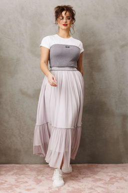 Юбка Anastasia 1296 французский серый фото 3