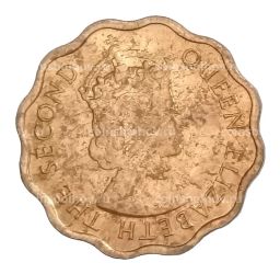 Монета 1 цент 1965 года Британский Гондурас (Белиз)