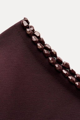ASYMMETRIC BOBBLE KNIT SWEATER - Zara фото 6