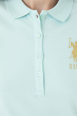 U. S. Polo Assn Женское мятное трикотажное платье - U.s. polo assn фото 12