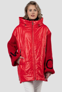 04-2993 Куртка женская демисезонная (Холлофайбер 100)