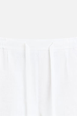 100% LINEN BERMUDA SHORTS - Zara фото 8