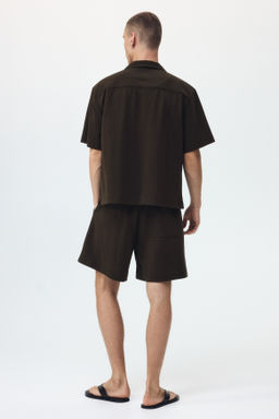 Pantal?n corto interlock Relaxed Fit - H&m фото 10