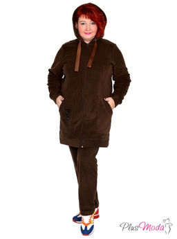 Толстовка Модель №1442 размеры 44-84 - Plusmoda фото 8