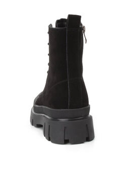 04-297-1M BLACK Ботинки зимние женские (натуральная замша, шерсть)