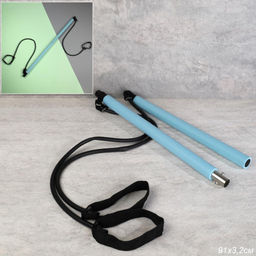 Палка гимнастическая Woohooo FlexiRod / 91х3.2cм / Эспандеры 75 см / WF91BL / голубой