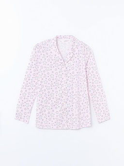 G?mlek Yaka Desenli Hamile Pijama ?st?
