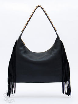 Сумка женская кожаная 1028L black Polina&Eiterou  в Новосибирске