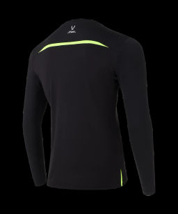 Футболка судейская с длинным рукавом JOGEL DIVISION PerFormDRY Referee LS Tee, черный  фото 3