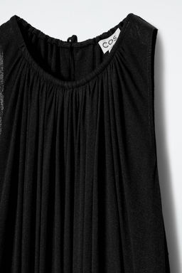 VESTIDO LARGO CON CUELLO HALTER FRUNCIDO - H&m фото 2