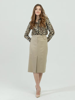 Юбка, прямого силуэта на подкладке