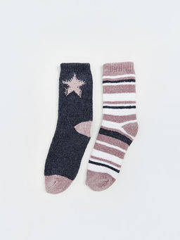 Desenli Kad?n Ev ?orab? 2li