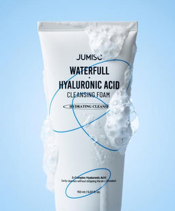 Waterfull Hyaluronic Acid Cleansing Foam - Очищающая пенка содержит керамиды и гиалуроновую кислоту, 150 мл