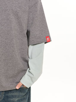 Лонгслив для мальчика с подзорным рукавом 22-0228 - Mini maxi фото 17