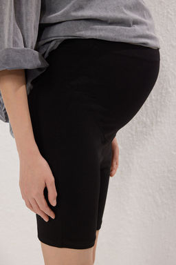 Siyah-Ten Kar?n Panelli Hamile Tayt TBBSS25BV00003 - Trendyolmilla фото 4