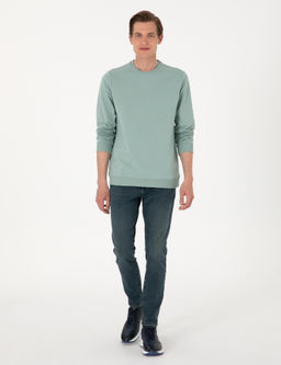 _a_la 2 _plik Regular Fit Bisiklet Yaka Basic Sweatshirt - Pierre cardin фото 4