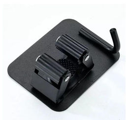 Держатель для швабры настенный с крючком, металлический, самоклеящийся