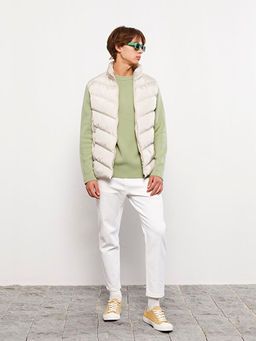 Standart Kal?p Dik Yaka Erkek ?i?me Yelek