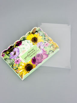 Цена за 5 шт. Коробка для печенья, Комплимент, 22?15?3 см