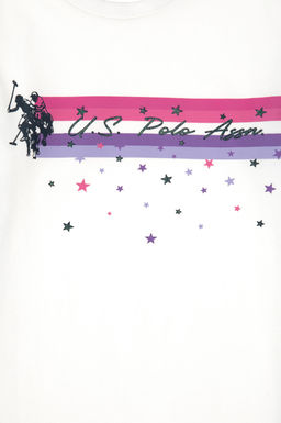 Кремовый пижамный комплект для девочки Неожиданная скидка в корзине - U.s. polo assn фото 11