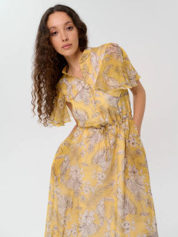 Платье женское 12421-35052 yellow - Eleganzza фото 4