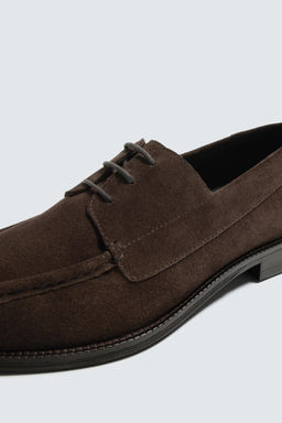 ZAPATO N?UTICO PIEL / Marr?n - Zara фото 3