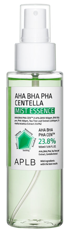 APLB Эссенция-мист с центеллой и кислотами AHA BHA PHA CENTELLA MIST ESSENCE (105 мл)  фото 2
