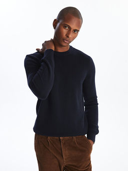 Bisiklet Yaka Erkek Triko Kazak