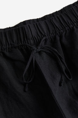 Pantalon sin cierre en mezcla de lino - H&m фото 12