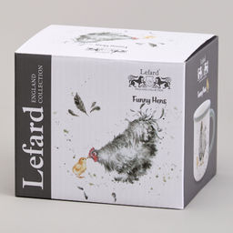 КРУЖКА LEFARD FUNNY HENS 13*10*9,5 СМ 450 МЛ  фото 2